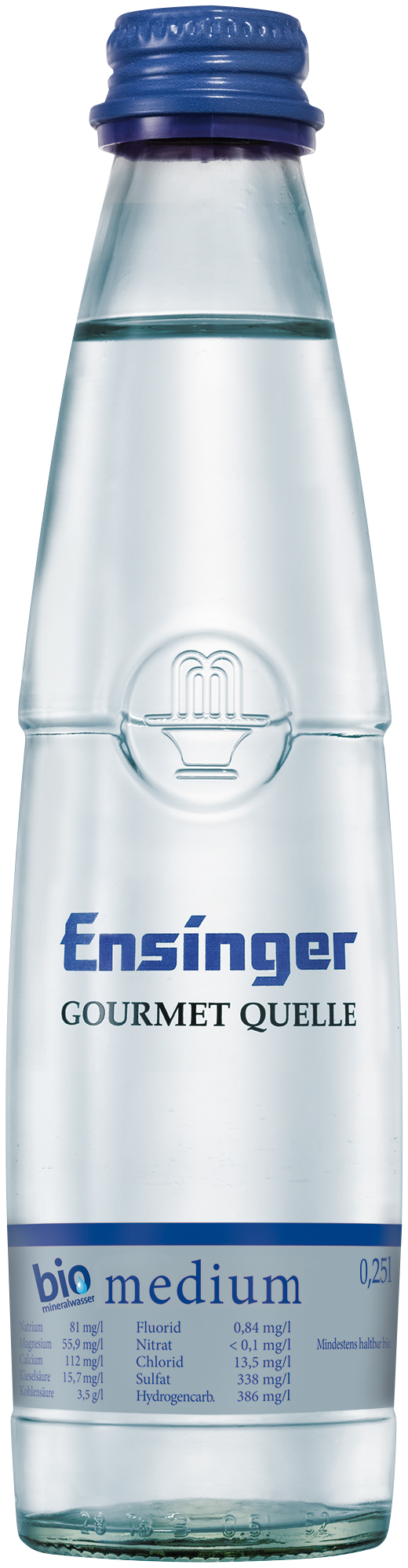 Ensinger Gourmet Bio Mineralwasser Medium X L Glas Dp